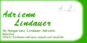 adrienn lindauer business card